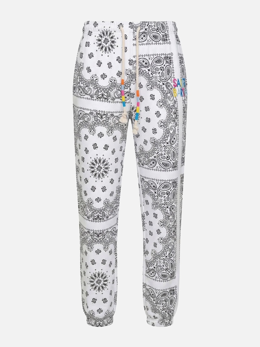 MC2 Saint Barth Bandana-Print Cotton Joggers - Picture 2 of 9